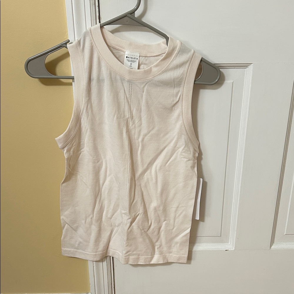 Athleta Ascent Cream Tank